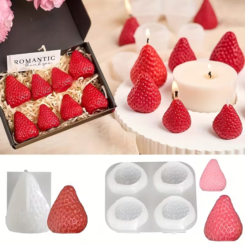 Natural Making Soap - Molde de Silicone para Velas em