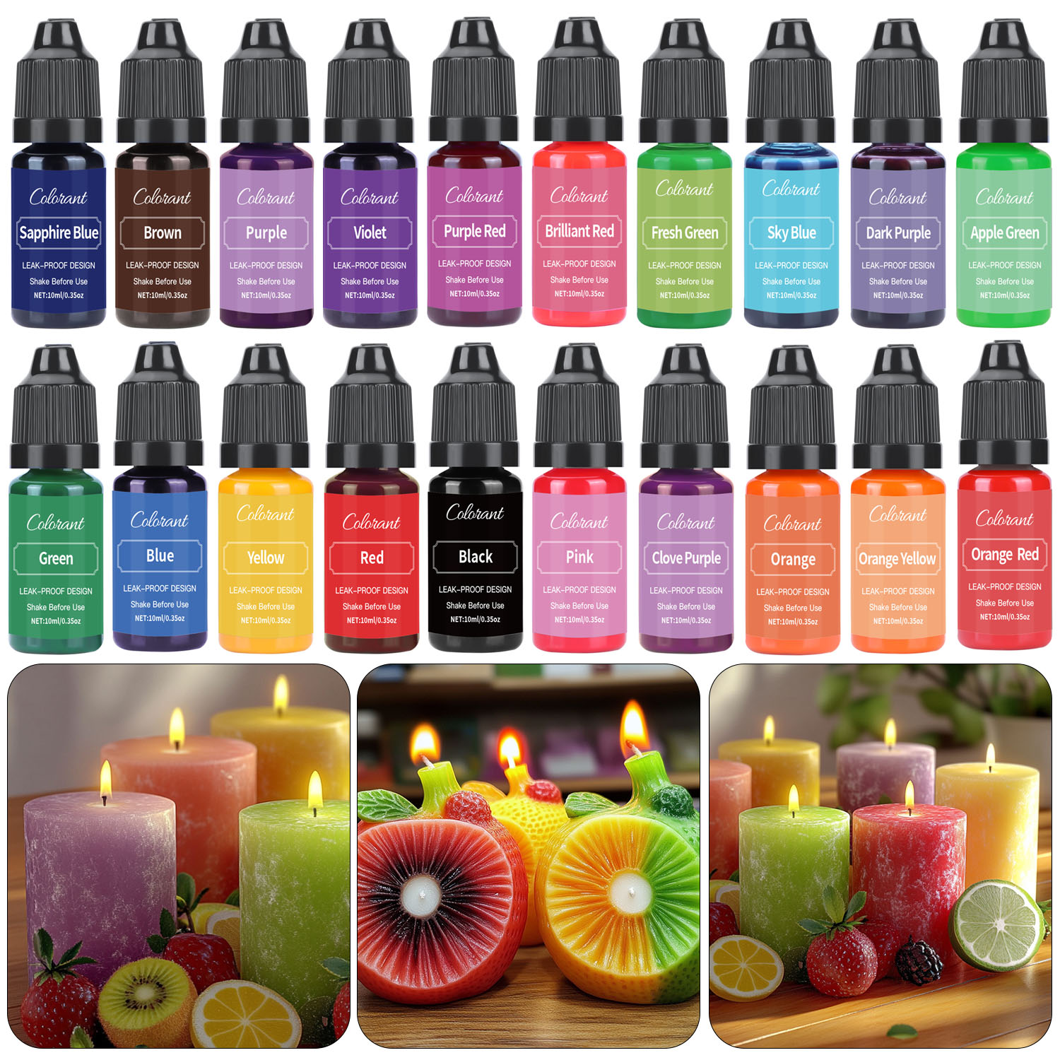 Soap Making Liquid - Tintura líquida para velas, cera de