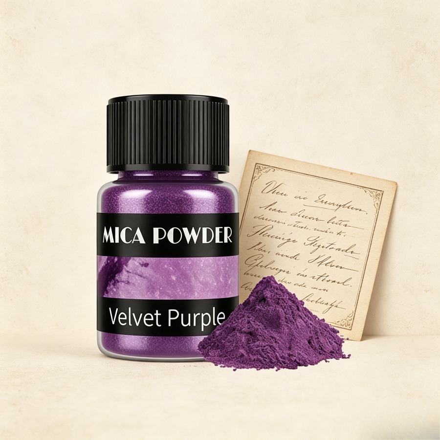 Natural Making Soap - Pó de Mica Roxo Aveludado para