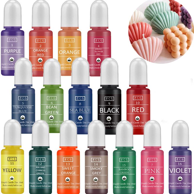 10ml/garrafa vela cera pigment - Soap Making Liquid avaliação e preço