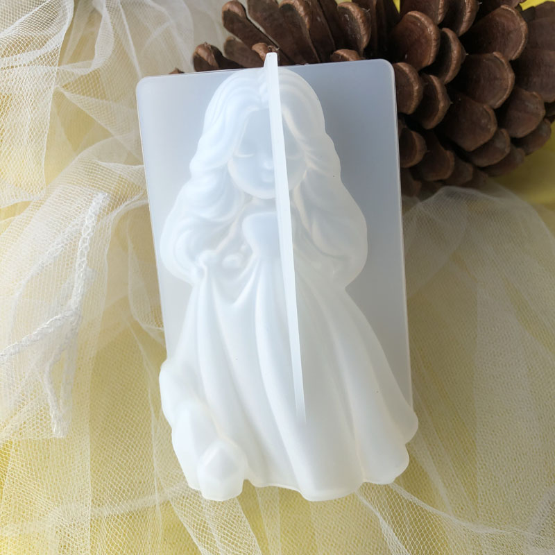 3d bonito princesa silicone ve - Natural Making Soap avaliação e preço