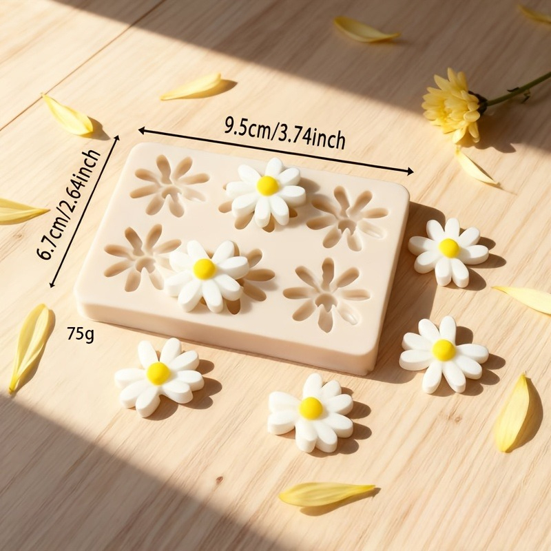 Molde de Silicone 3D Margarida - Natural Making Soap avaliação e preço