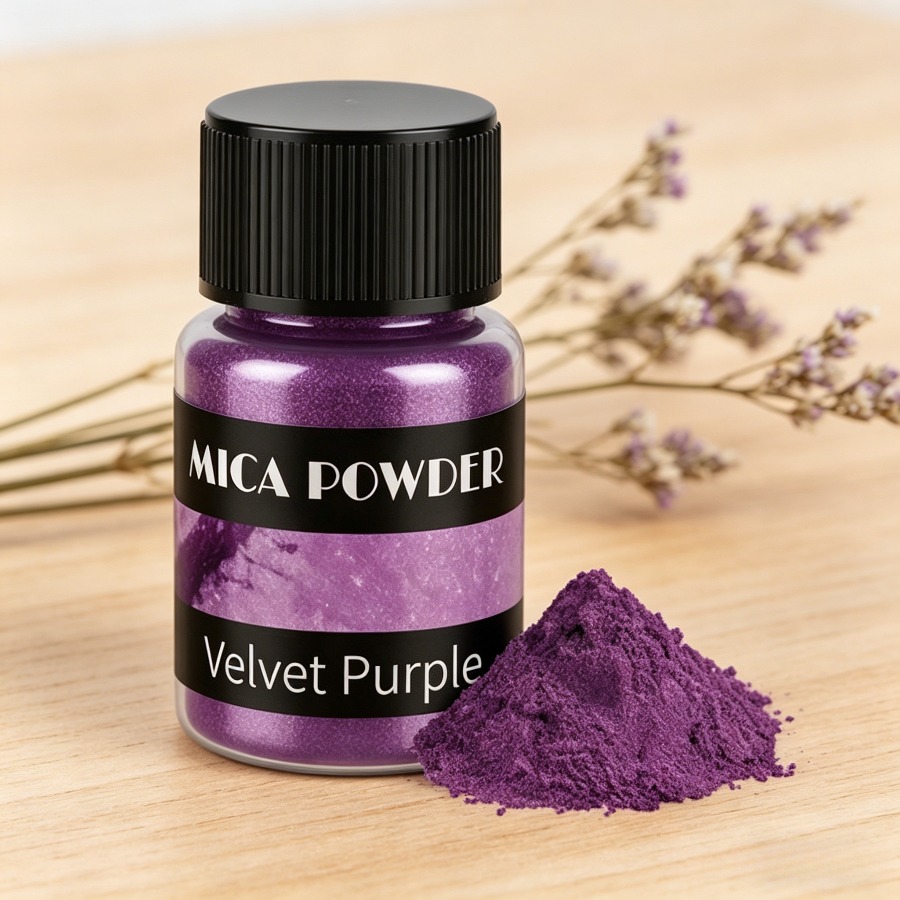 Pó de Mica Roxo Aveludado para - Natural Making Soap avaliação e preço