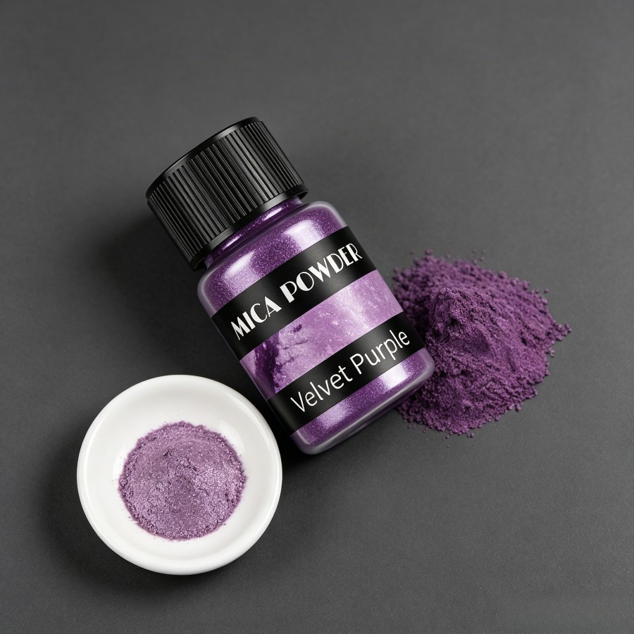 Pó de Mica Roxo Aveludado para - Natural Making Soap avaliação e preço