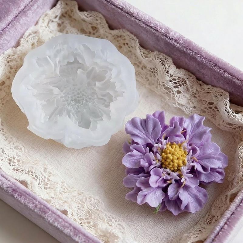1 molde de silicone para flore - Natural Making Soap avaliação e preço